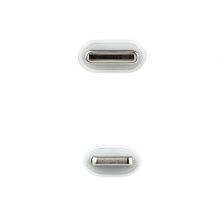 Nanocable Cable USB-C Macho a Lightning Macho 2 Metros - Blanco